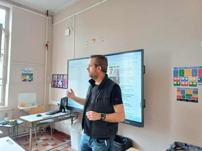 Échanges avec les étudiants de Commerce extérieur ce samedi matin à l'ESA Namur