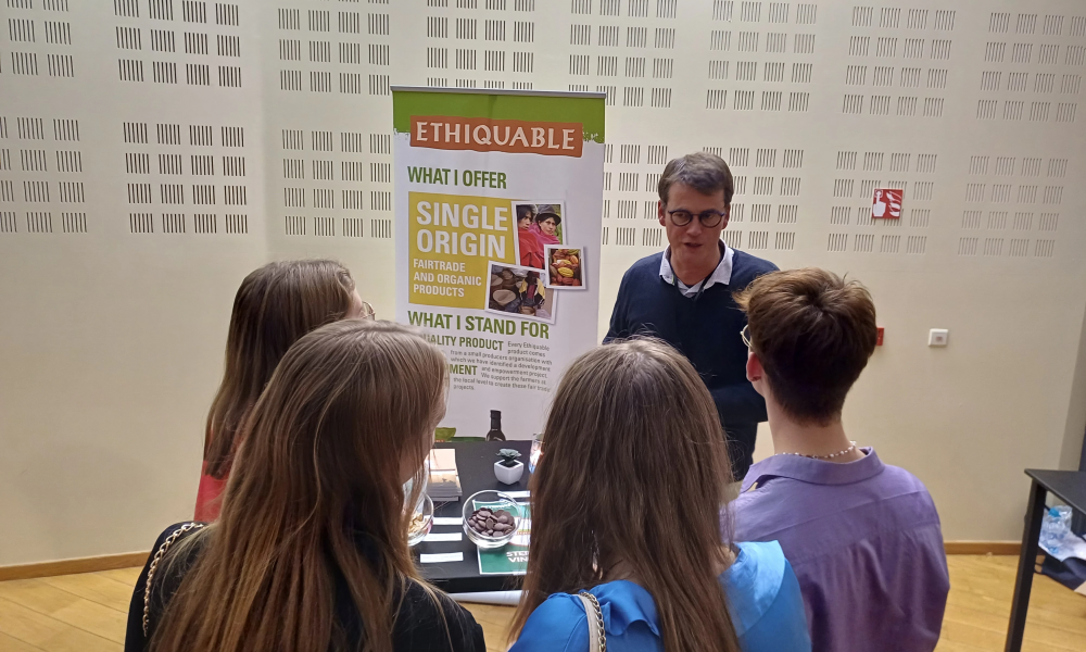 Ethiquable mis à l'honneur à l'Afterwork organisé par UStart à Namur (13/11/2023)