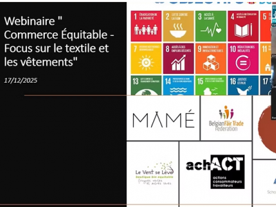 The webinar on the theme "Fair Trade - Focus on Textiles and Clothing" is now online!