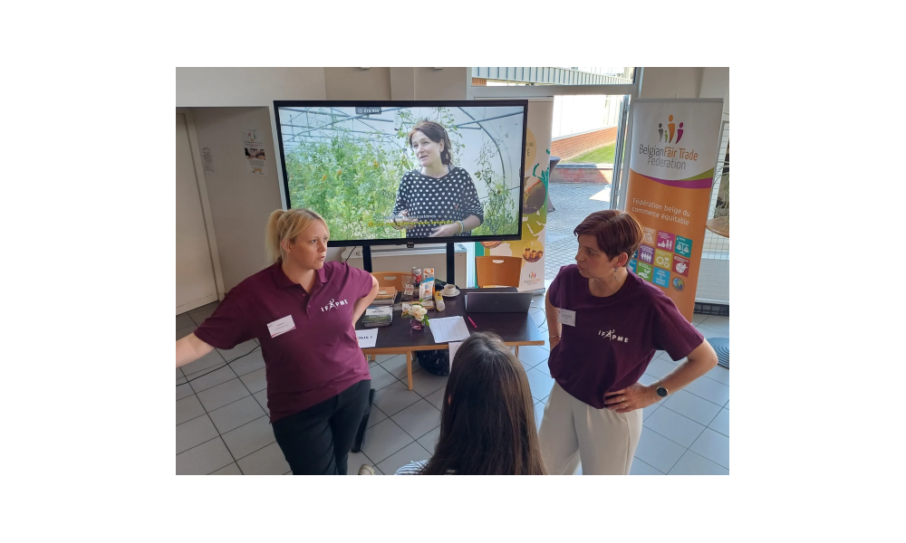 Awareness stands at the IFAPME centres in Villers le Bouillet and Dinant (26/06/2024)