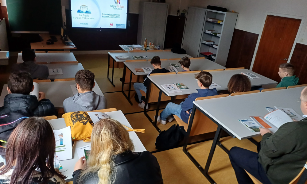 Presentatie en uitwisselingen met de studenten van AR Dinant (06/11/2023) 