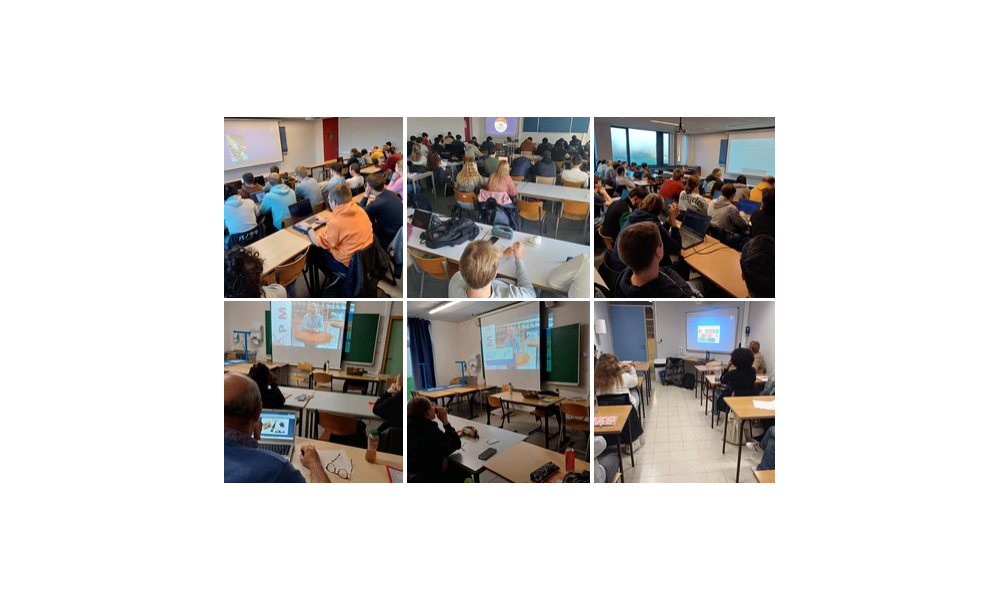 8 awareness actions in 5 days in Liège, Mons and Villers-le-Bouillet !