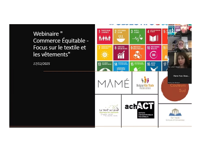 Het webinar met als thema “Eerlijke handel - Focus op textiel en kleding” is online!