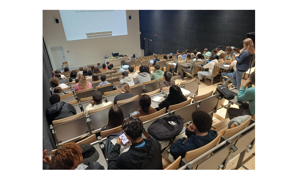 Seminarie ter lancering van het “Mock Cop”-project over internationale eerlijke handel bij HE Condorcet Charleroi (30/09/2024)