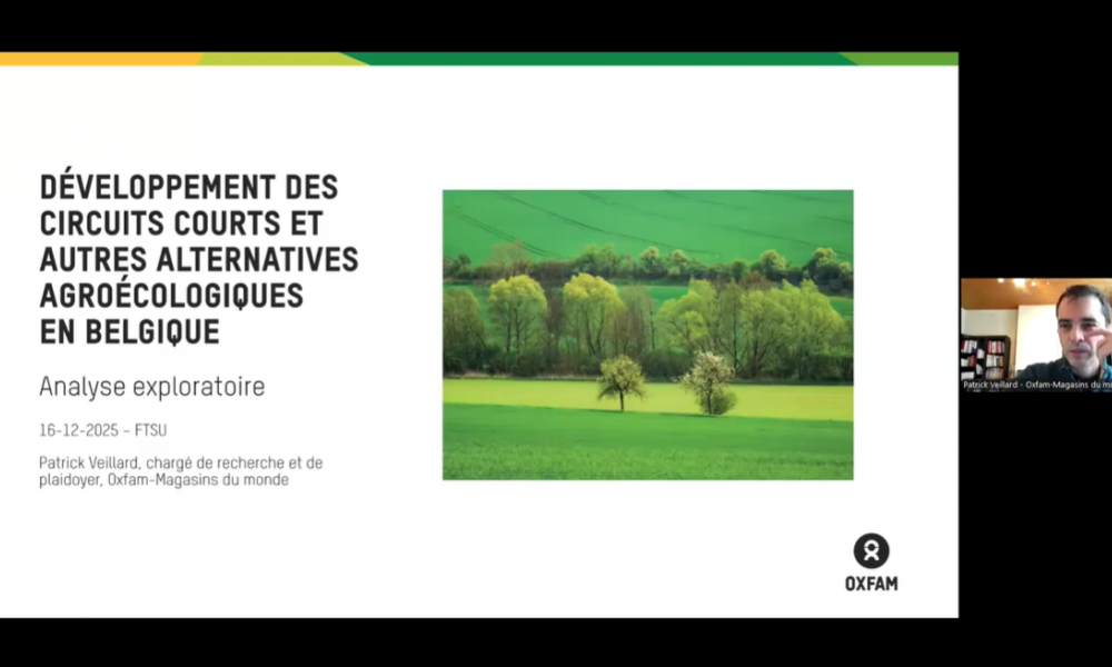 Le webinaire sur le thème "Le Commerce Équitable et les coopératives de circuit-court" est en ligne !