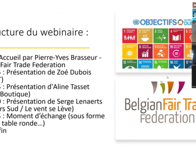 Le webinaire sur le thème "Commerce équitable - Focus sur le textile et les vêtements"est en ligne !