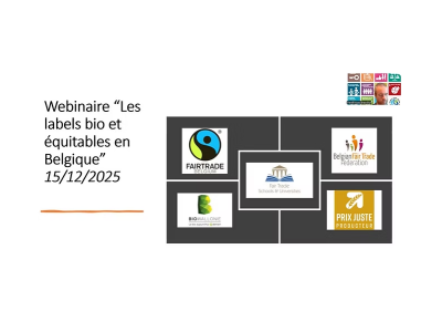Het webinar over het thema “Biologische en eerlijke labels in België” is online!