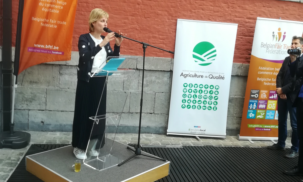 Petit déjeuner équitable au Parlement de Wallonie !(16/05/2023)