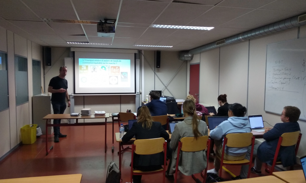 Présentation orale aux élèves en Gestion Hôtelière de la Haute-École Provinciale de Namur (05/10/23)