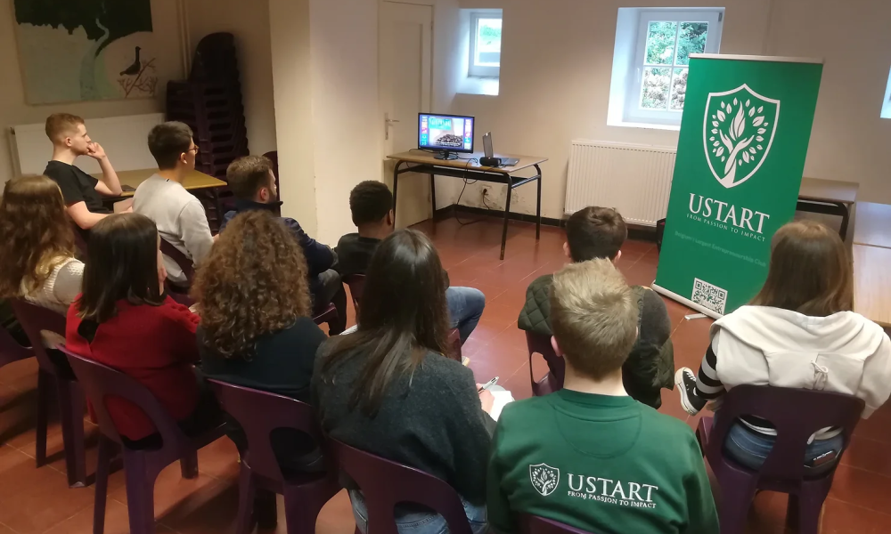 Conferentie en uitwisselingen bij de vergroening van UStart Namur ! (01/04/2023)